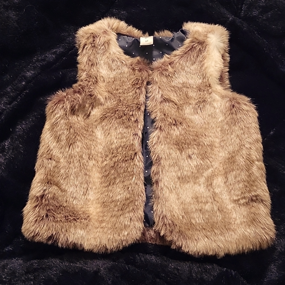 Child' Faux Fur Vest